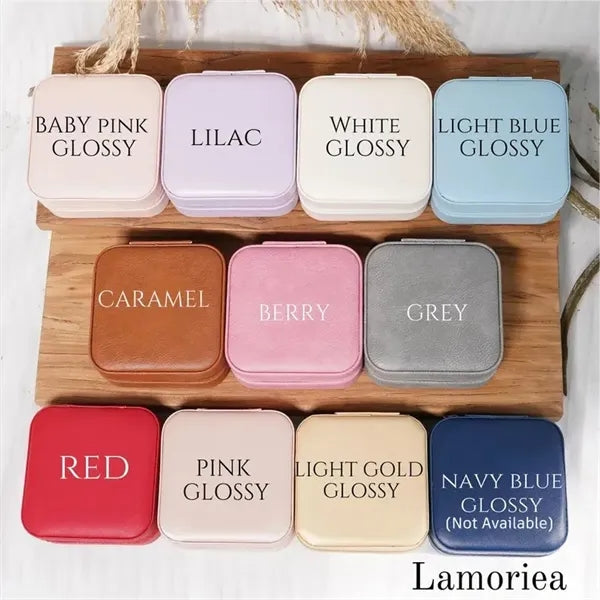 Unique Holiday Gift Engraved Jewelry Case