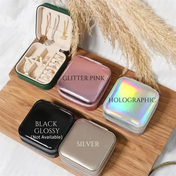 Unique Holiday Gift Engraved Jewelry Case