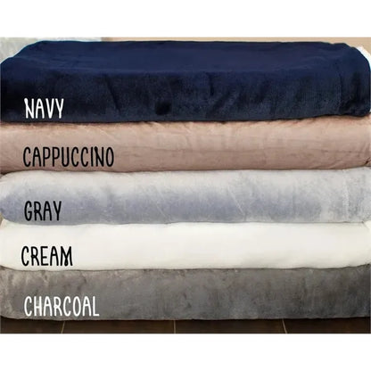 60" X 50" Personalized Sherpa Fleece Blanket Present