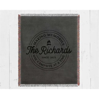 60" X 50" Custom Woven Blanket