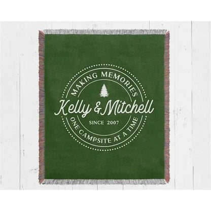 60" X 50" Custom Woven Blanket