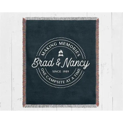 60" X 50" Custom Woven Blanket