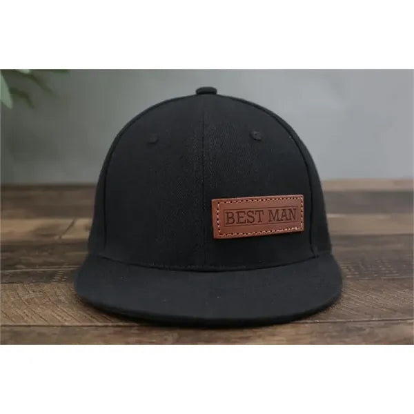 Custom Leather Patch Hat-Golf, Gift for Father's Day,Trucker