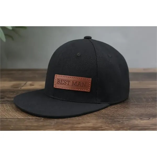 Custom Leather Patch Hat-Golf, Gift for Father's Day,Trucker