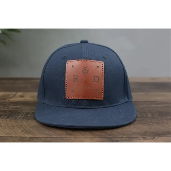 Custom Leather Patch Hat-Golf, Gift for Father's Day,Trucker