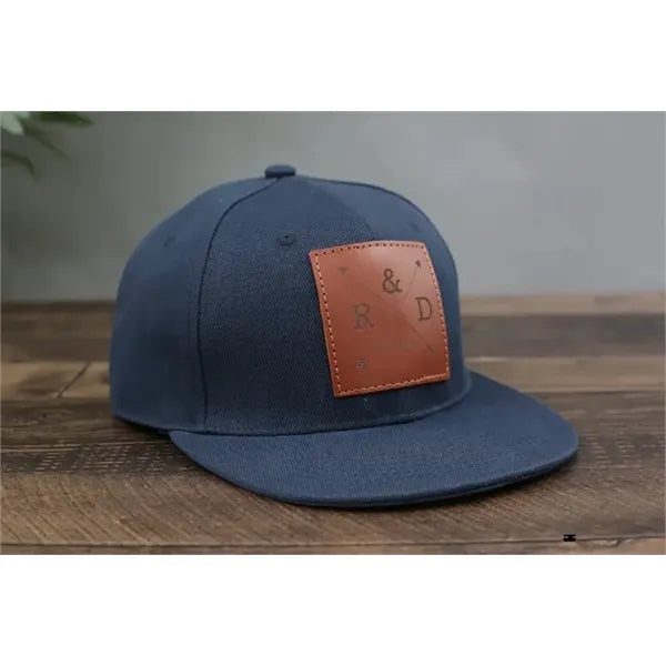 Custom Leather Patch Hat-Golf, Gift for Father's Day,Trucker