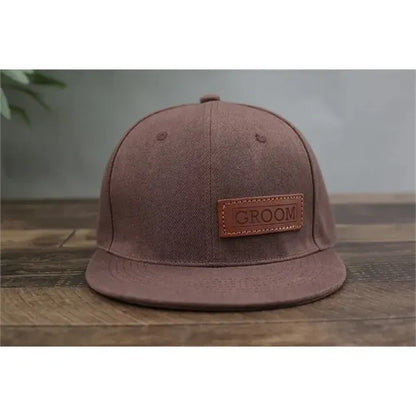 Custom Leather Patch Hat-Golf, Gift for Father's Day,Trucker