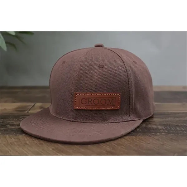Custom Leather Patch Hat-Golf, Gift for Father's Day,Trucker