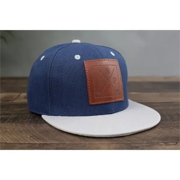 Custom Leather Patch Hat-Golf, Gift for Father's Day,Trucker