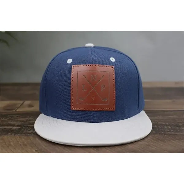 Custom Leather Patch Hat-Golf, Gift for Father's Day,Trucker