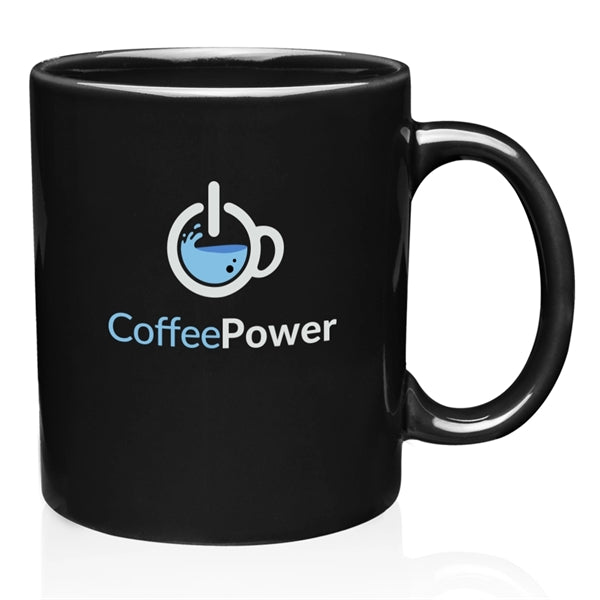 11 oz. Traditional Ceramic Custom Mugs