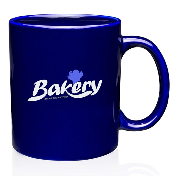 11 oz. Traditional Ceramic Custom Mugs