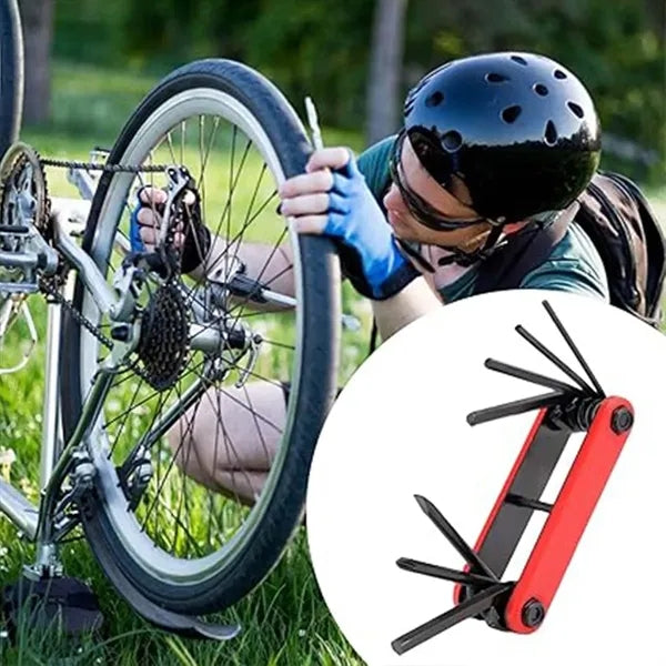 7 in 1 Bicycle Multitool Bike Repair Tool Kit with Hex Keys