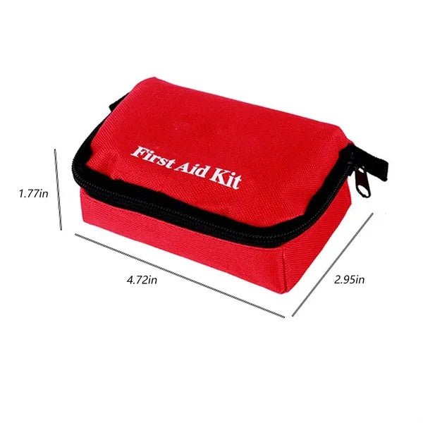 Mini 8pcs Belt-mountable Home Car Travel First Aid Set
