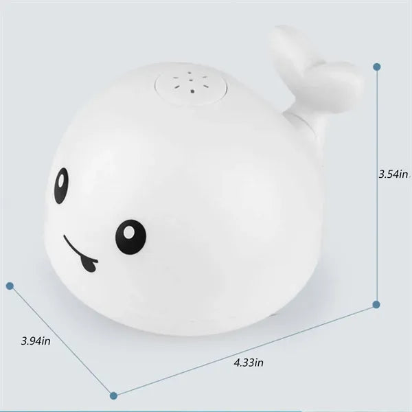 Whale sprinkler light up kids shower pool baby bath toys