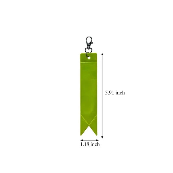 Night Safety Reflective PVC Strips Pendants Keychains