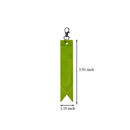 Night Safety Reflective PVC Strips Pendants Keychains