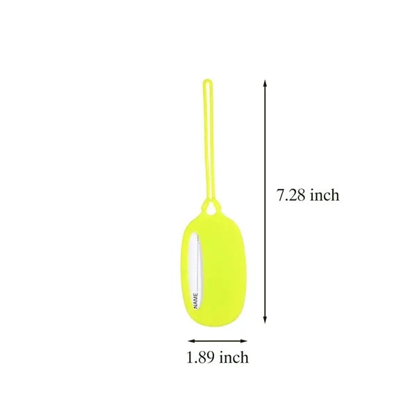 Travel essentials suitcase label silicone luggage tag
