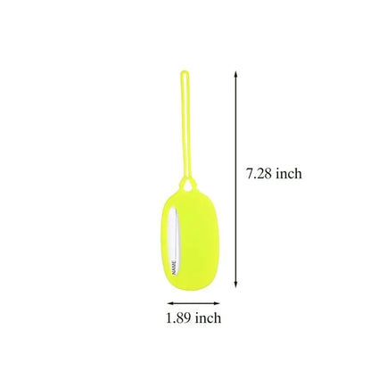 Travel essentials suitcase label silicone luggage tag