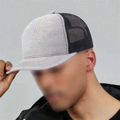 Unisex Breathable Sun-proof Trucker Hat Snapback Mesh Caps