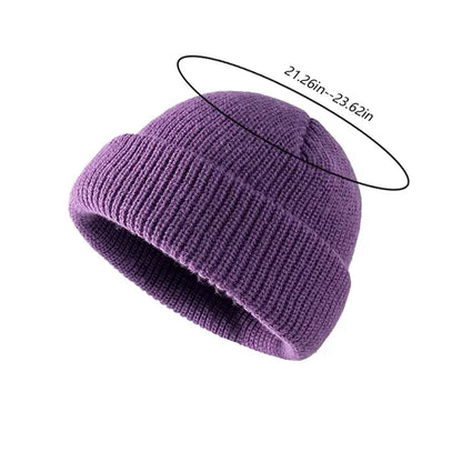 Unisex ski soft warm knit hat skull cap custom winter beanie