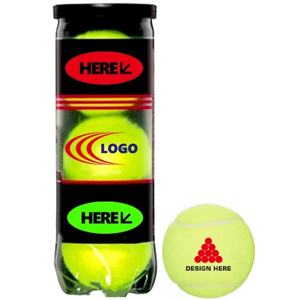 Custom Canned Tennis Balls 25% Synthetic