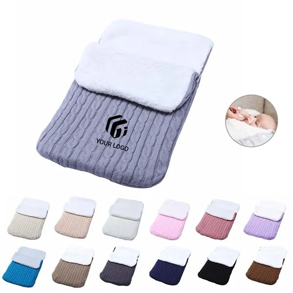 Baby Soft Warm Fleece Stroller Blanket Swaddle Sleeping Bag