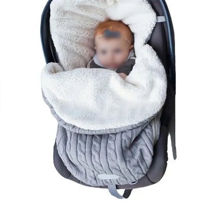 Baby Soft Warm Fleece Stroller Blanket Swaddle Sleeping Bag