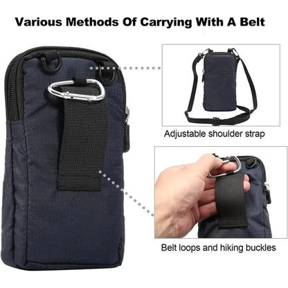 Versatile Lightweight Waterproof Waist Hanging Phone Pouch
