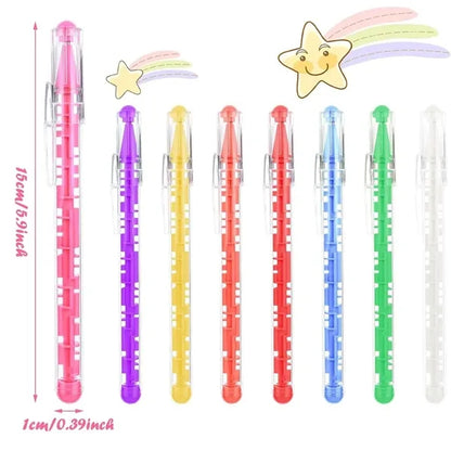 Multiple colors Stress Relief School Maze Ballpoint Pen