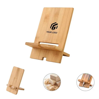 Detachable Portable Wood Phone Holder with Charging Hole