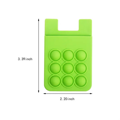 Multifunctional Portable Silicone Suction Phone Card Holder