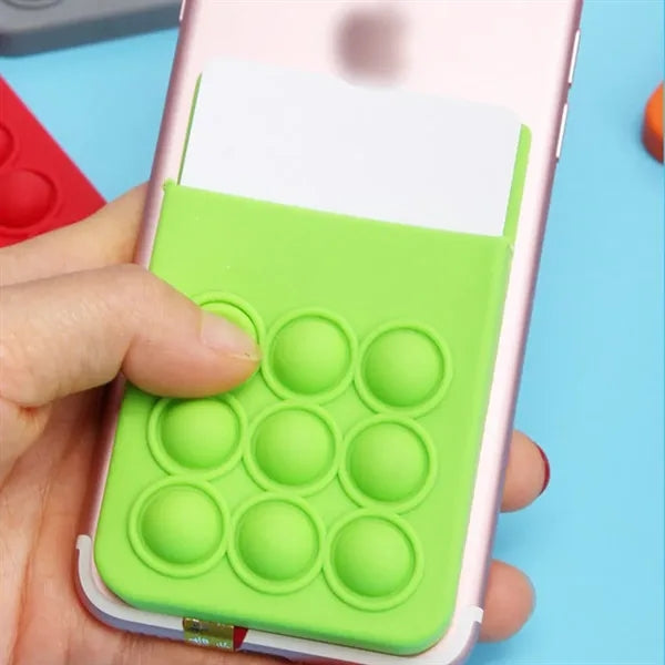 Multifunctional Portable Silicone Suction Phone Card Holder