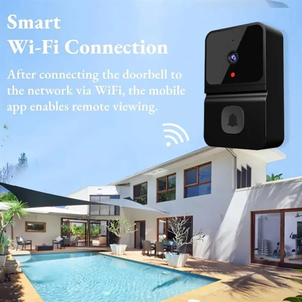 Indoor outdoor surveillance wireless video doorbell camera