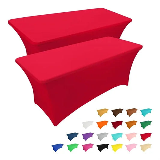 6FT Stretch Tablecloth for Rectangular Table
