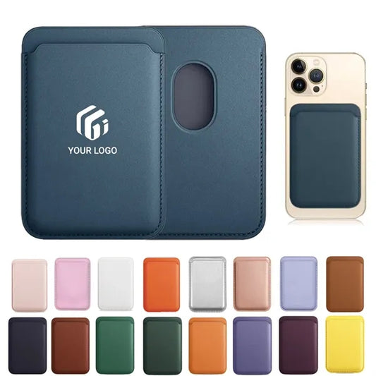 Multi-purpose Fashion Magnetic Wallet Phone Back Card Holder