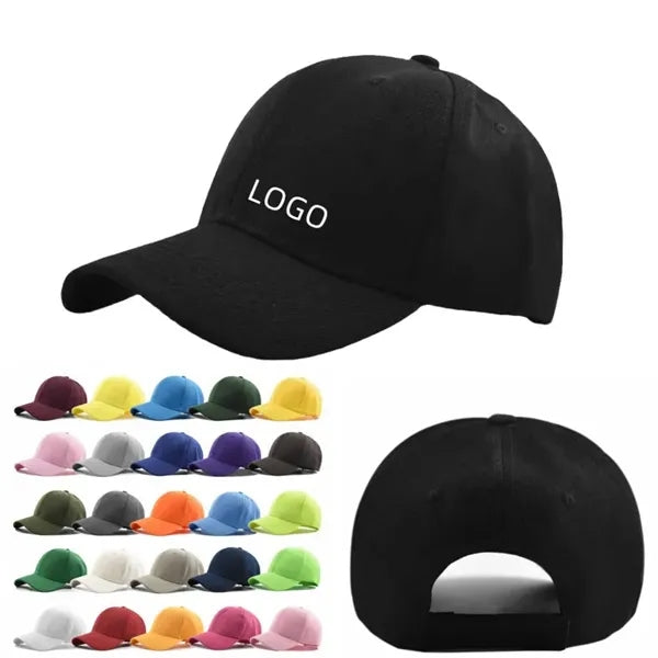 6 Panels Baseball Cap Adjustable Size