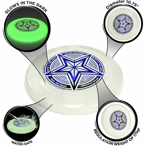 10.8'' Flying Disc Glow in the Dark