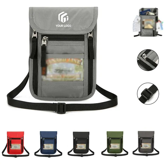 Multipurpose Portable Practical TD Card Passport Neck Pouch
