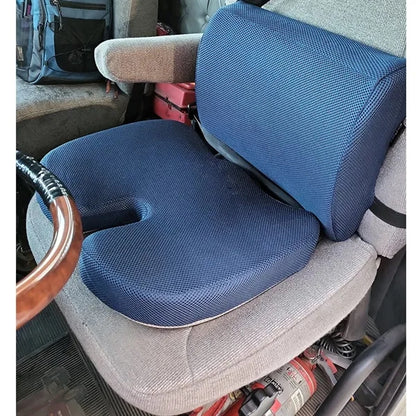 Seat Cushion & Lumbar Support Set for Office Chair, Car