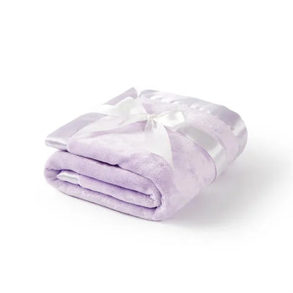 Personalized Baby Blanket Newborn Satin Quilt