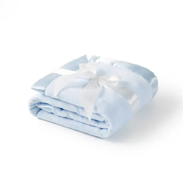 Personalized Baby Blanket Newborn Satin Quilt