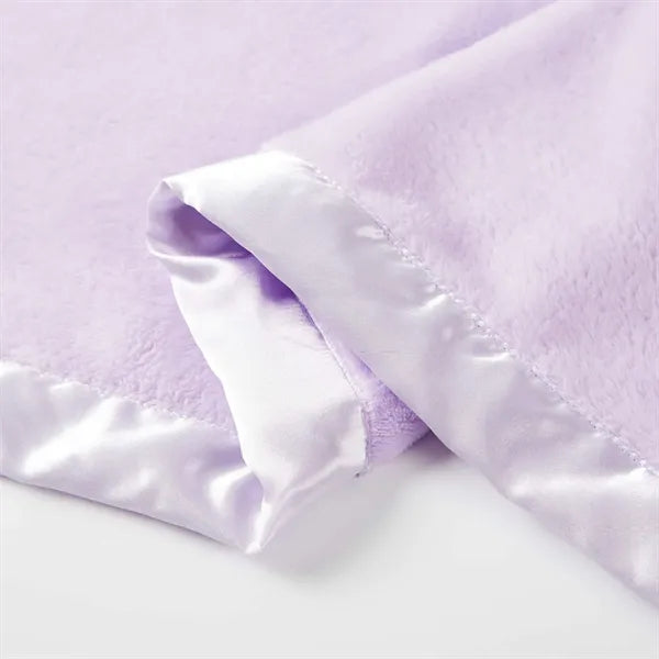 Personalized Baby Blanket Newborn Satin Quilt