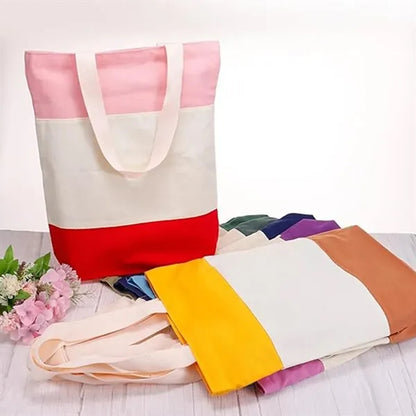 Large Capacity Multi-purpose Portable Stitching  Canvas Bag