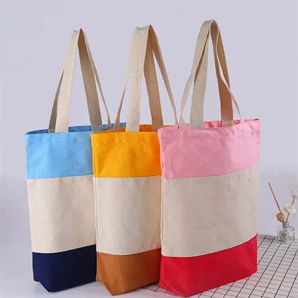 Large Capacity Multi-purpose Portable Stitching  Canvas Bag