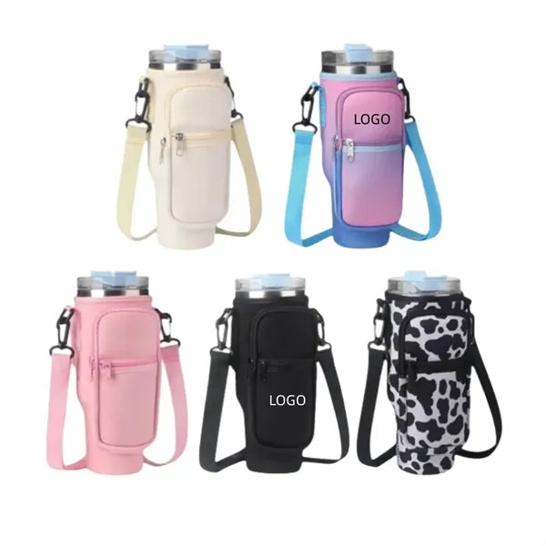 40OZ Stanley Tumbler Sleeve with Phone Pockets