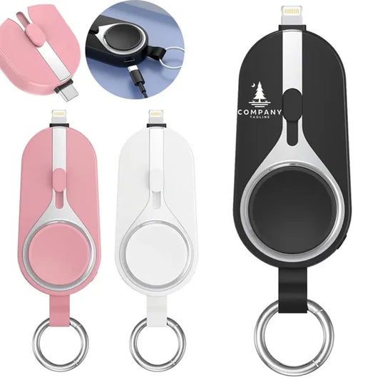 2000mAh Portable Power Bank With Keychain