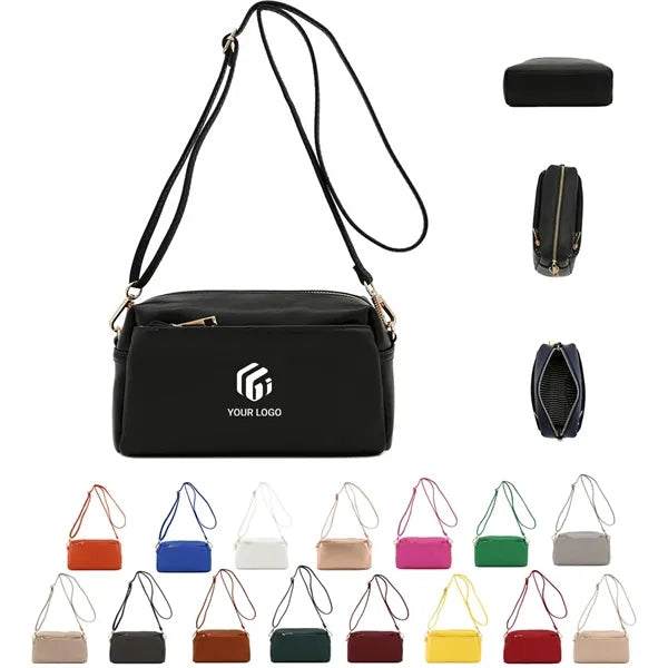Fashionable Simple Exquisite Shoulder Crossbody Zipper Bag