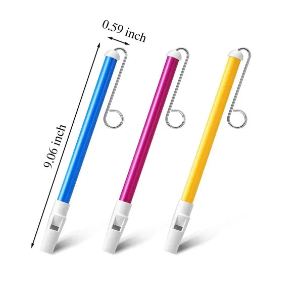 Safe Plastic Musical Instrument Slide Whistle Toy for Kids