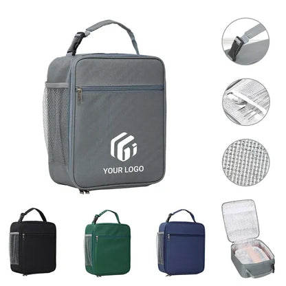 Durable Oxford Thick Insulated Lunch Box Cooler Tote Bag